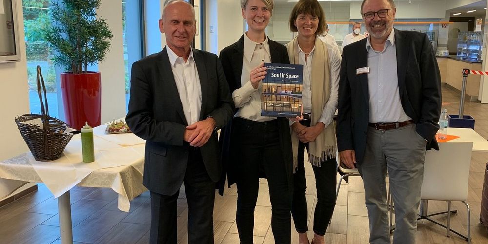 Die Herausgeber von "Soul in Space - Psychiatrie trifft Architektur": Linus Hofrichter, Martin Köhne, Andrea Kuckert-Wöstheinrich, Julia Kirch