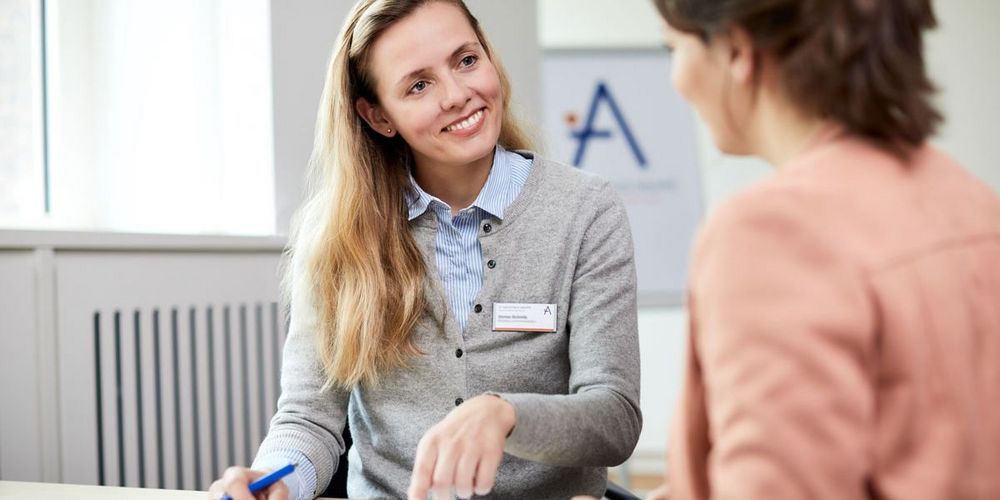 Therapiegespräch bei einer Suchterkrankung