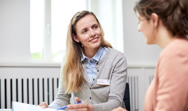 Psychotherapeutisches Einzelgespräch in der Psychosomatik